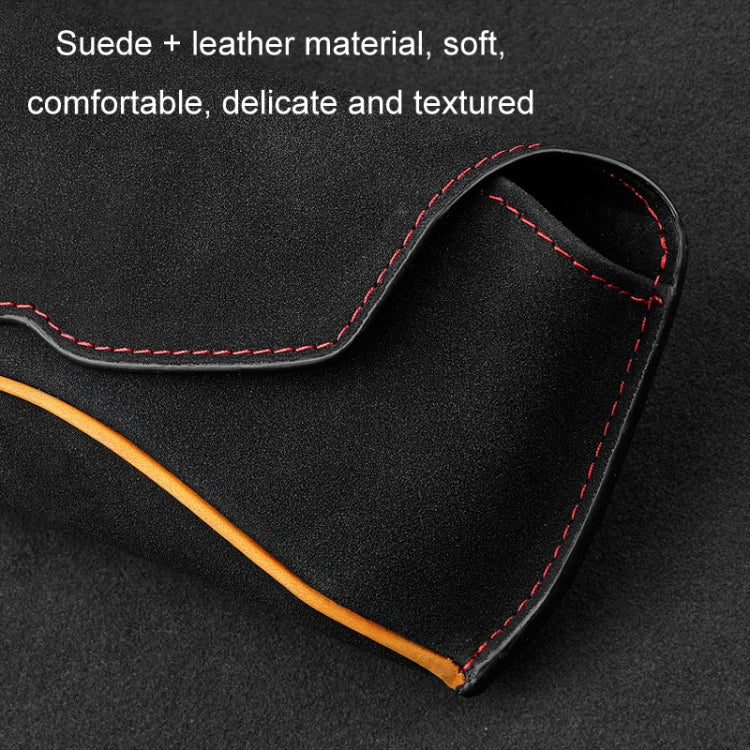 Car Sun Visor Multifunctional Glasses Case Card Storage Bracket(Red)
