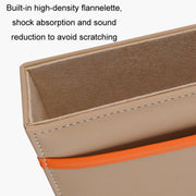 Leather Car Seat Gap Multifunctional Storage Box(Beige)