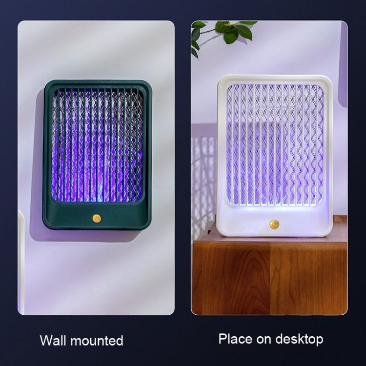 Household USB Wall Mounted Mosquito Killer Lamp, Style: Plug-in Model White
