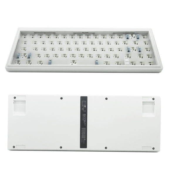 Hot Swap Shaft Wired RGB Back Light Customized Mechanical Keyboard Kit(White)