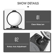 WEST BIKING Bicycle Handlebar Convex Rear View Mirror(Black)