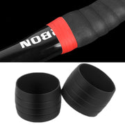 WEST BIKING 2pairs Road Bike Handlebar With Retaining Ring Brake Cable Protector(Black)