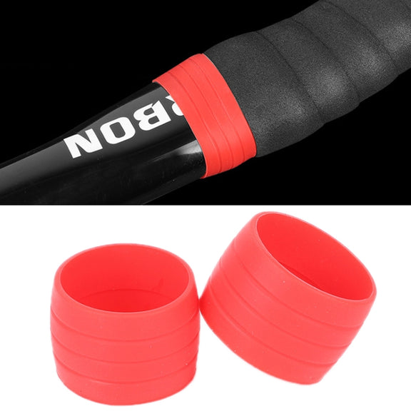 WEST BIKING 2pairs Road Bike Handlebar With Retaining Ring Brake Cable Protector(Red)