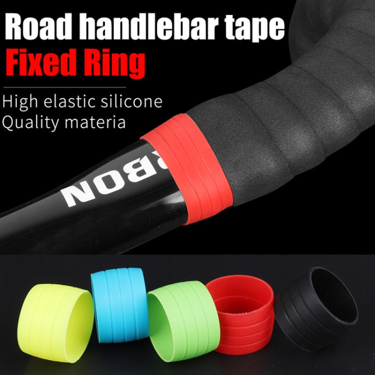 WEST BIKING 2pairs Road Bike Handlebar With Retaining Ring Brake Cable Protector(Black)