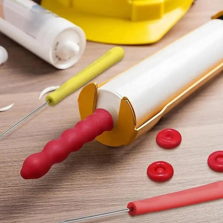 100pcs Glass Glue Nozzle Sealing Cap Leak-proof Sleeve Glass Glue Nozzle Protective Sleeve
