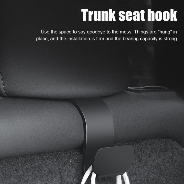 For Tesla Model Y 1pair Rear Trunk Hook Bag Umbrella Hanger