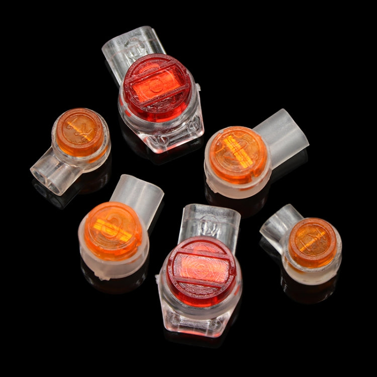 K2 100pcs /Pack Network Cable Telephone Line Connector Moisture-Proof Water-resistant Wiring Terminals