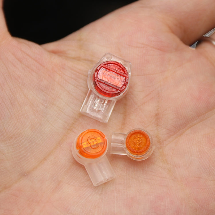 K2 100pcs /Pack Network Cable Telephone Line Connector Moisture-Proof Water-resistant Wiring Terminals
