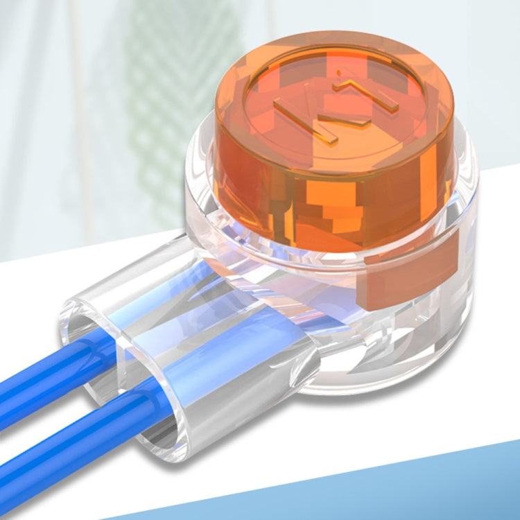 K2 100pcs /Pack Network Cable Telephone Line Connector Moisture-Proof Water-resistant Wiring Terminals