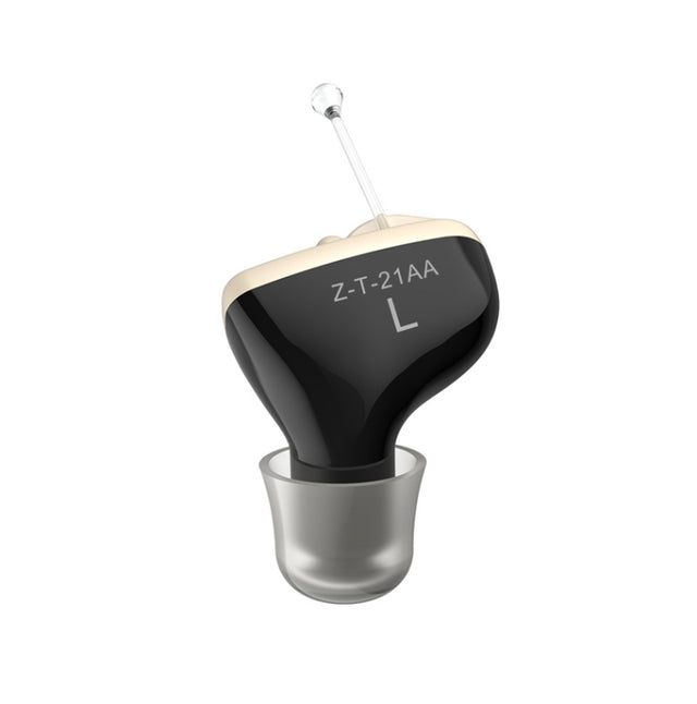 AN127 Invisible In-Ear Hearing Aid Sound Amplifier For The Elderly And Hearing Impaired(Black Left Ear)