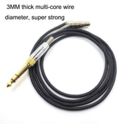 1.2m For K240 / K141 / K271 / K702 / Q701 / K712 Headphone Cable Mini Cartoon Head Upgrade Line(Black)