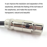 1.2m For K240 / K141 / K271 / K702 / Q701 / K712 Headphone Cable Mini Cartoon Head Upgrade Line(Black)