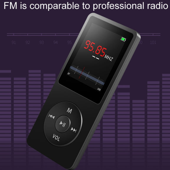 Bluetooth MP3/MP4 Student Walkman Music Player E-Book Playback With 32GB Memory Card