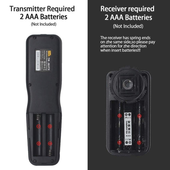 For Sony S1 Pixel TW283 Shutter Wireless Delay Remote Control SLR Shutter Flasher