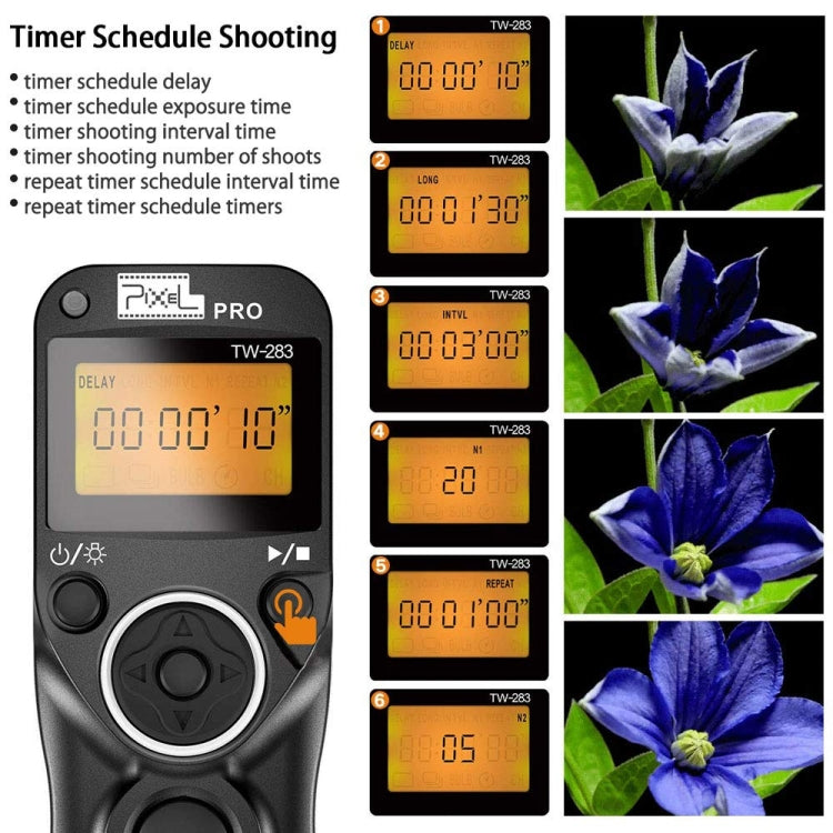 For Instax E3 Pixel TW283 Shutter Wireless Delay Remote Control SLR Shutter Flasher