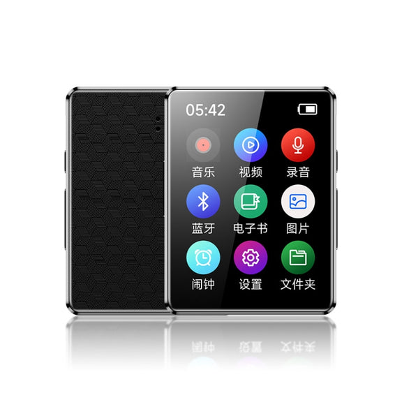 MP3 Music Player Bluetooth 5.0 Ebook Recorder MP4 Walkman 32GB(Black)