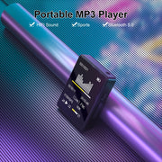 MP3 Music Player Bluetooth 5.0 Ebook Recorder MP4 Walkman Without Memory Card(Black)