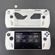 For ASUS ROG Ally Handheld Game Console Silicone Drop-proof Protective Case All-inclusive Case(Black)