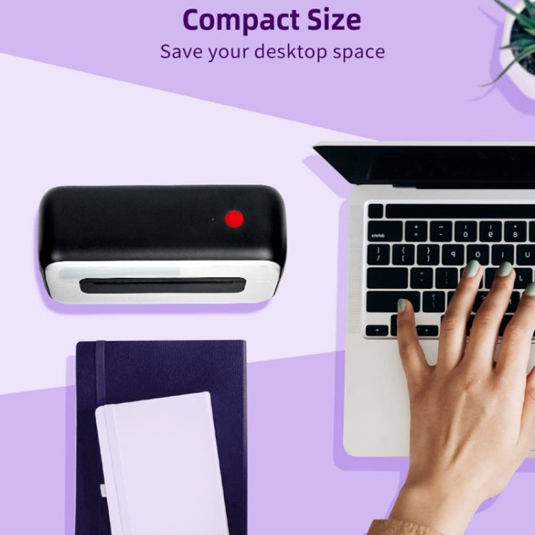 Phomemo PM246S Address Label Printer Thermal Paper Express E-Manifest Printer, Size: US(Purple)