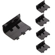 For Xbox One 5pcs Wireless Controller Battery Cover Replacement Battery Doors(Black) - XBOX Spare Parts by PMC TechLife | Online Shopping South Africa | PMC TechLife