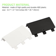 For Xbox One 5pcs Wireless Controller Battery Cover Replacement Battery Doors(Black)