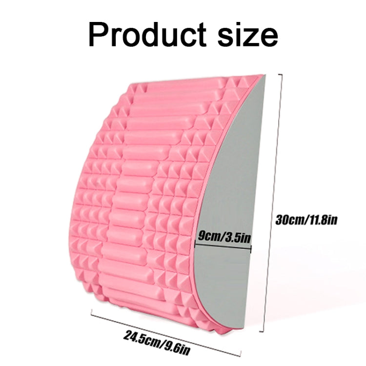 Lumbar Relaxing Massager Spinal Corrective Stretch Exercise Aid, Specification: Color Matching (Pink)