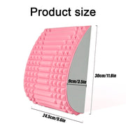Lumbar Relaxing Massager Spinal Corrective Stretch Exercise Aid, Specification: Solid Color (Pink)