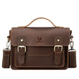 HUMERPAUL Leather Crossbody Bag Men Retro Shoulder Bag Commuter Men Small Square Bag(Brown) - free shipping - PMC TechLife - Order now!