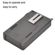 HanRongda HRD-747 Portable Full Band Digital Display High-Frequency Receiving Radio(Silver Gray)