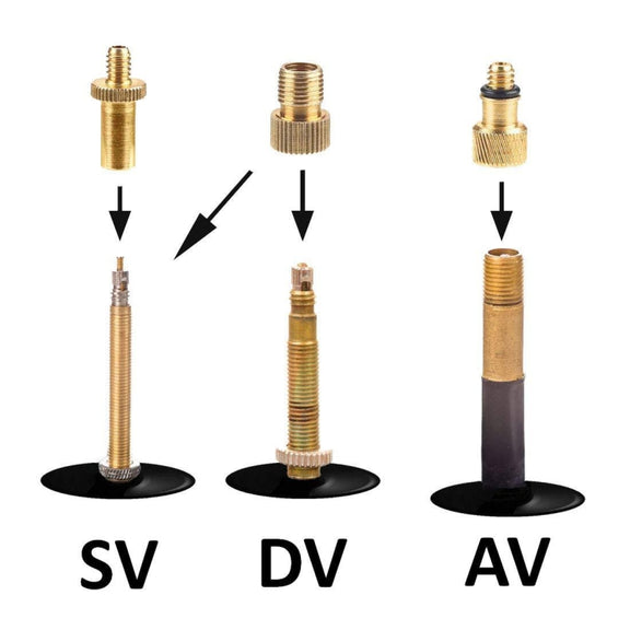 32 in 1 SV/AV/DV Bicycle Valve Adapter Set Bike Ball Pump Accessories