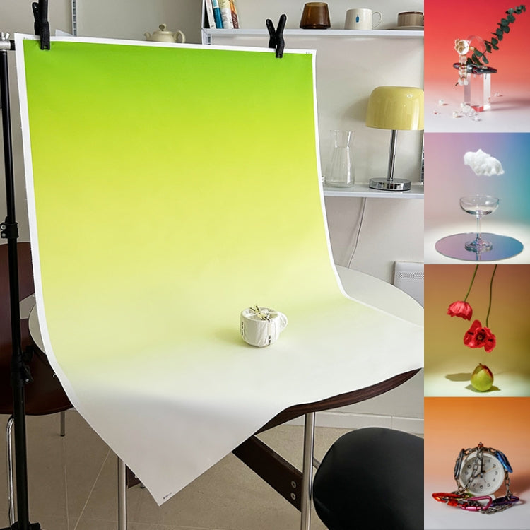106x144cm Gradient Background Paper Photography Portrait Photo Props(Sunset)