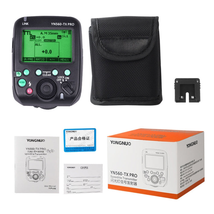 For Canon YONGNUO YN560-TX Pro High-speed Synchronous TTL Trigger Wireless Flash Trigger