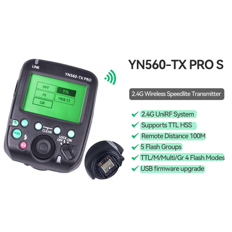 For Sony YONGNUO YN560-TX Pro High-speed Synchronous TTL Trigger Wireless Flash Trigger