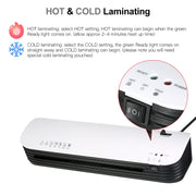 Osmile SL299 A4 Laminator Cold Hot Lamination Photo File Laminating Machine(UK Plug)