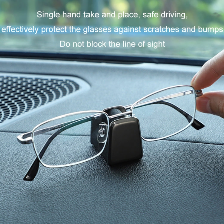 Car Dashboard Glasses Storage Multifunctional Card Holder(Red)