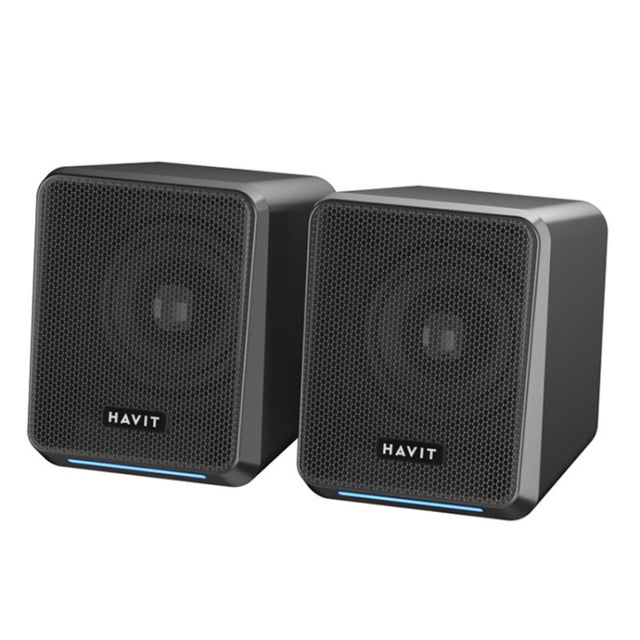 Havit A20 Plus Colorful Ambient Light Wired Computer Audio Stereo Surround Sound Speaker, Style: Bluetooth Version