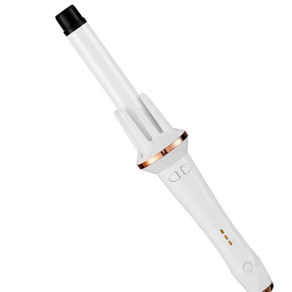 Automatic Curling Iron With Bi-Directional Rotating Ceramic Glaze Coating Hair Care, Plug: US Plug White
