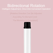 Automatic Curling Iron With Bi-Directional Rotating Ceramic Glaze Coating Hair Care, Plug: UK Plug White