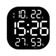 13-Inch LED Acrylic Electronic Clock Large-Screen Square Wall Clock With Timing Temperature Humidity(6632 White Light) - free shipping - PMc TechLife - Order now!
