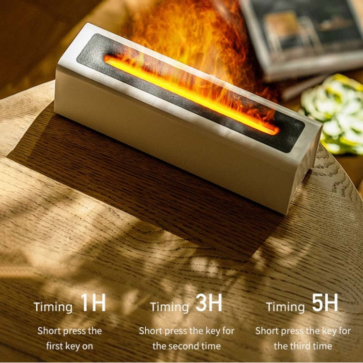 DQ711  Flame Aromatherapy Diffuser Quiet USB Air Humidifier(Black)