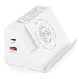 PD 20W +QC 3.0 Wireless Charging+6 Ports Multi-function Charger(EU Plug) - Multifunction Charger by PMC TechLife | Online Shopping South Africa | PMC TechLife | Buy Now Pay Later Mobicred