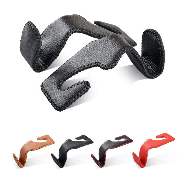 Car Hidden Multi-function Seat Back Seat Small Hook(Brown)