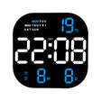 6633 LED Screen Digital Display Timing Desktop Alarm Clock Living Room Hanging Clock(Blue Light) - Wall Clock by PMc TechLife | Online Shopping South Africa | PMc TechLife | Buy Now Pay Later Mobicred