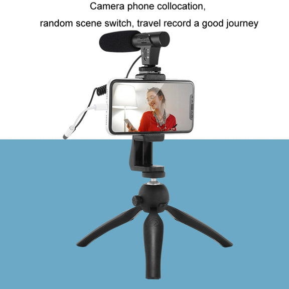Video Recording Live Camera Mobile Conference Recording Microphone(Black)