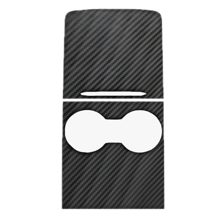 For Tesla Model3/Y Central Control Panel Modification Anti-Scratch Protective Sticker(Carbon Fiber Bright)