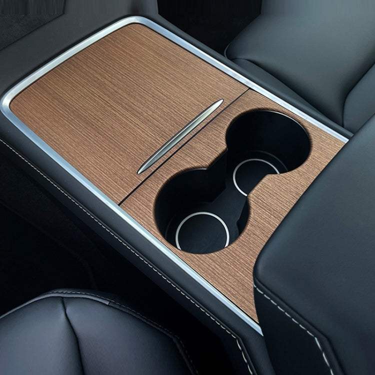 For Tesla Model3/Y Central Control Panel Modification Anti-Scratch Protective Sticker(Carbon Fiber Bright)