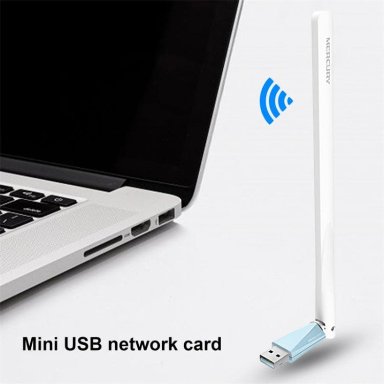 MERCURY MW150UH Mini USB Wireless Network Card Desktop Computer Laptop Wifi Receiver