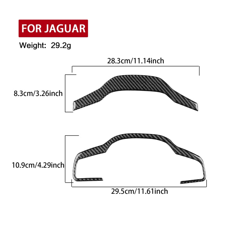 For Jaguar F-TYPE 2013+ Left And Right Drive Universal Steering Wheel Cover Sticker(Black)