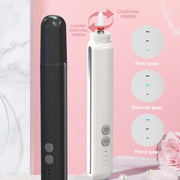 Rechargeable Nail Drill Machine Set with Ceramic Drill Bit Spot Lighting(White)