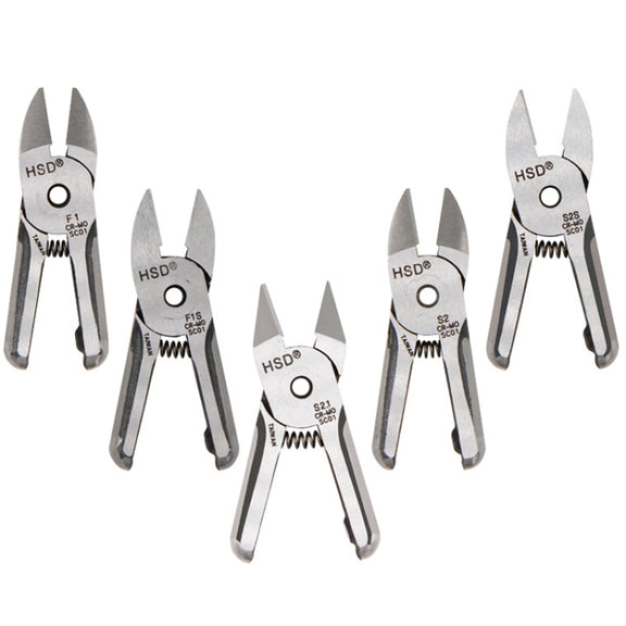HSD HS-5+S2.1 Cut Metal Set 2 In 1 Pneumatic Snip Plier Cutting Metal Plastic Model Scissor Tool
